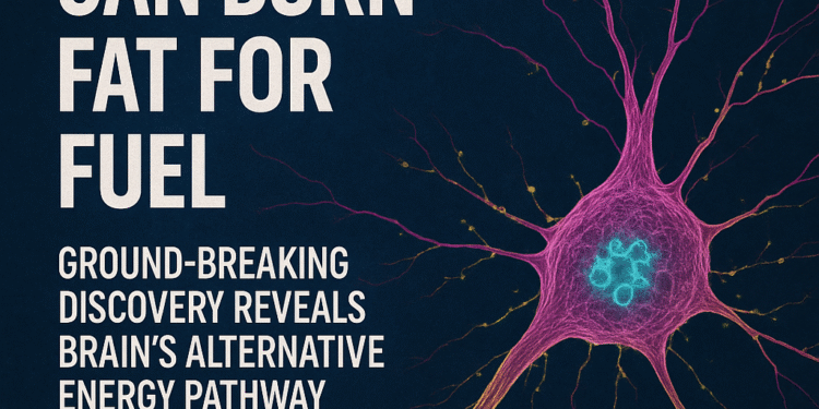 Fat-Fueled Neurons Discovery Could Revolutionize Brain Disease Treatment